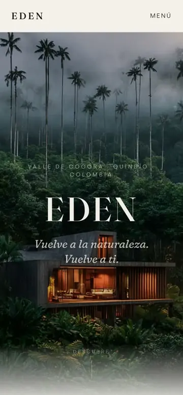 Sitio de turismo en el celular